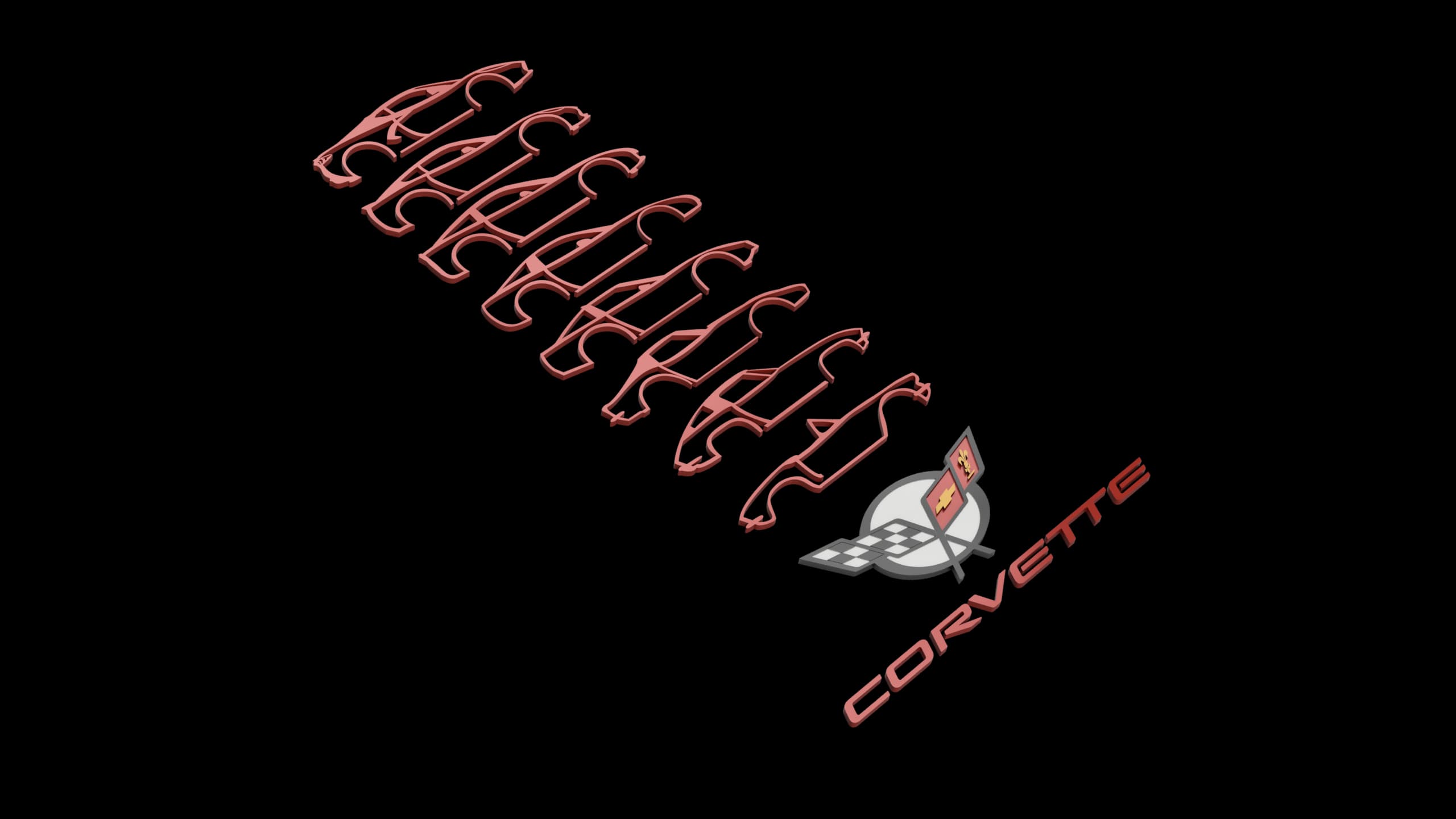 Corvette Silhouettes