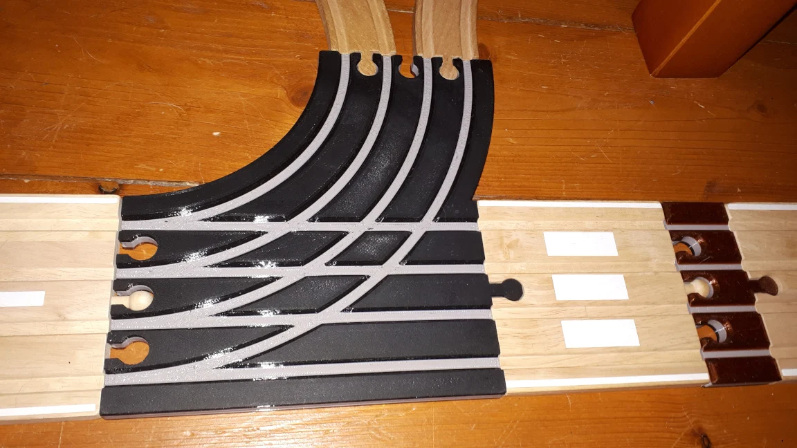 Wooden roadway for wooden railway  - Playtive