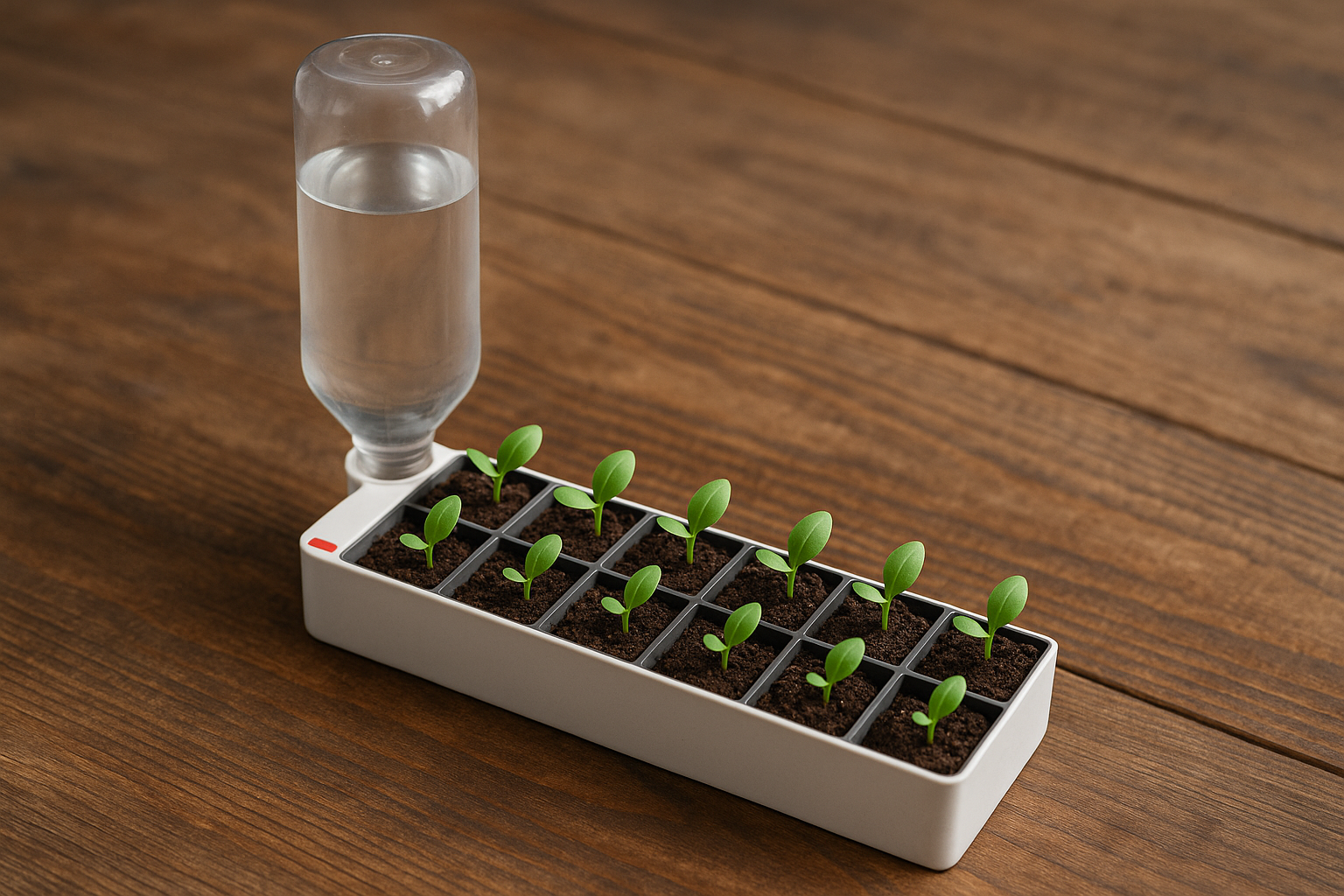 Seedlings Pot - Continuous Self Watering System (PET Water Bottle Sealed) - Germination Station