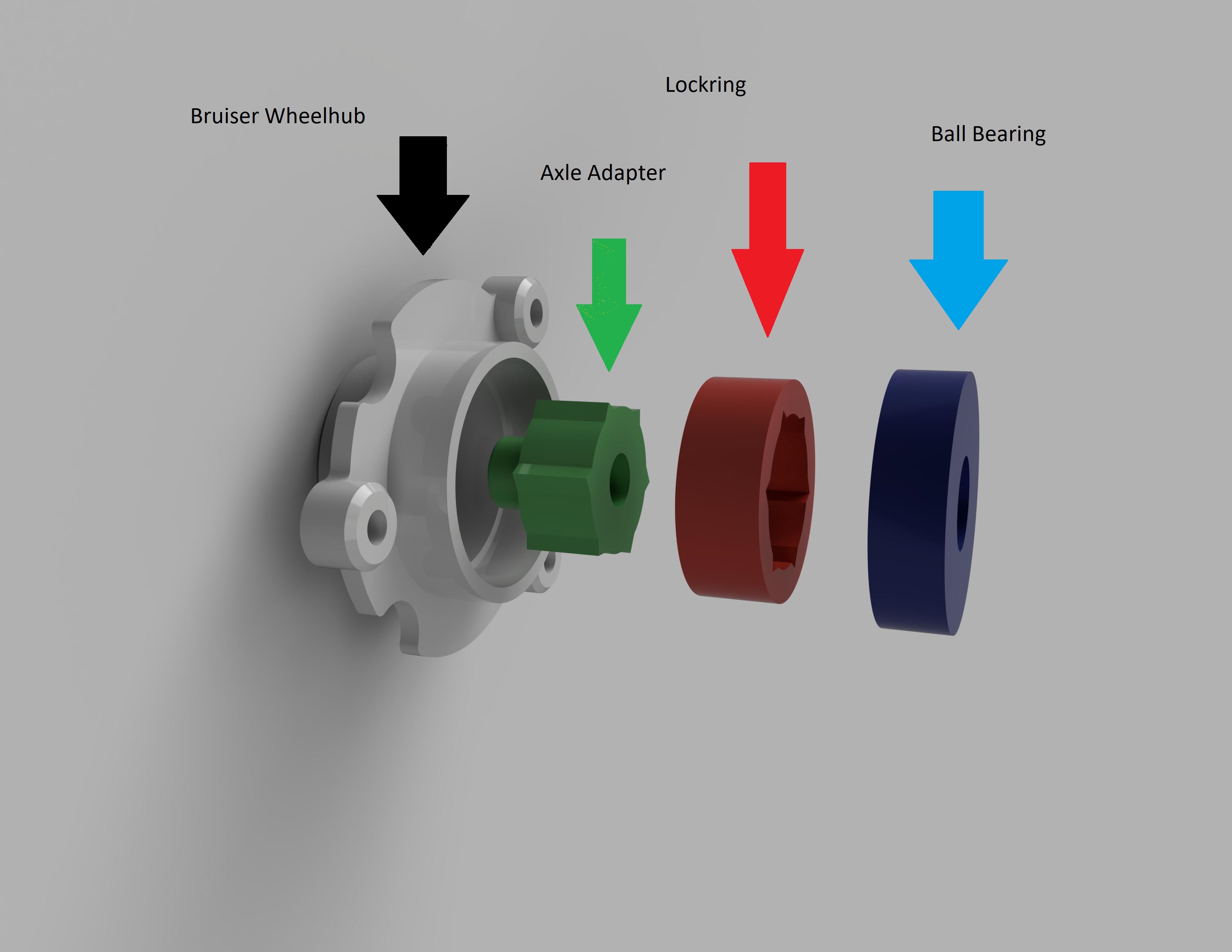 Lockring for Bruiser Wheelhub