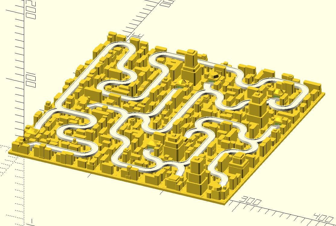 Maze city