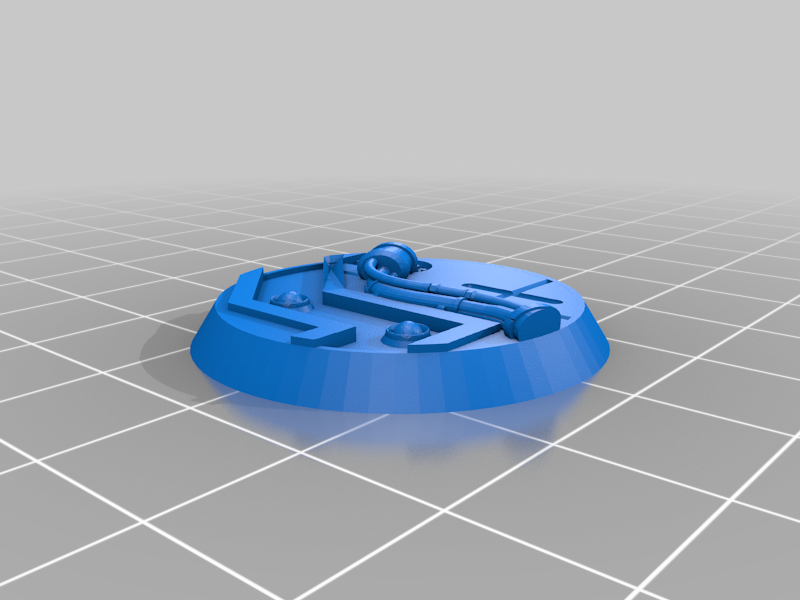 32mm Sci Fi miniature bases:  40k Necromunda etc.