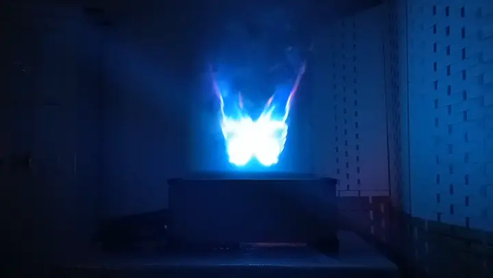 DIY Fog Screen Projection