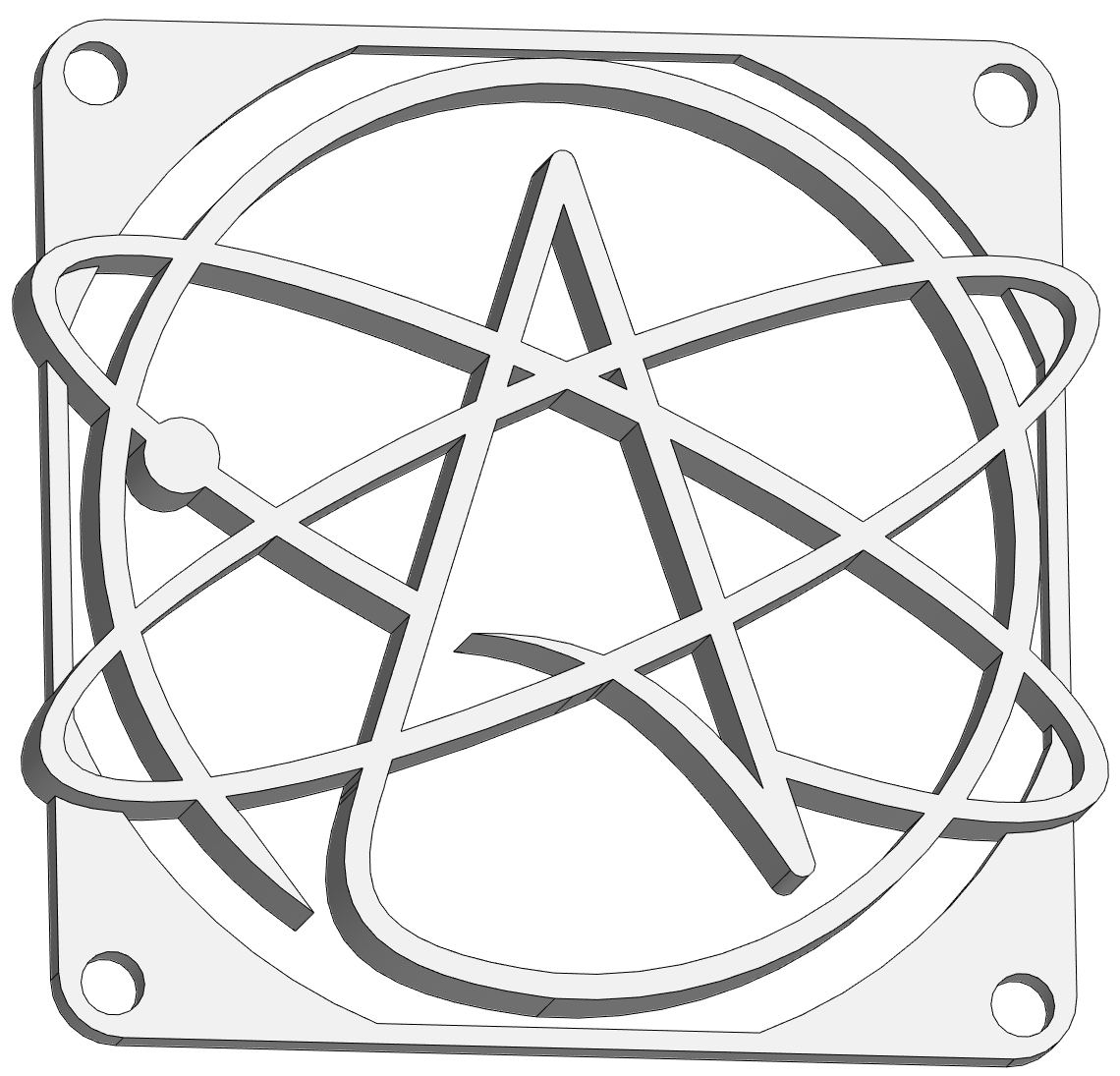 40mm and 80mm fan grills - Atheism
