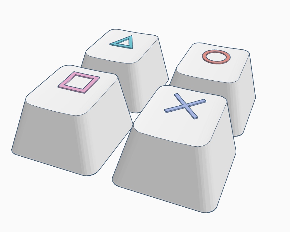 PS4 Cherry MX Keycaps