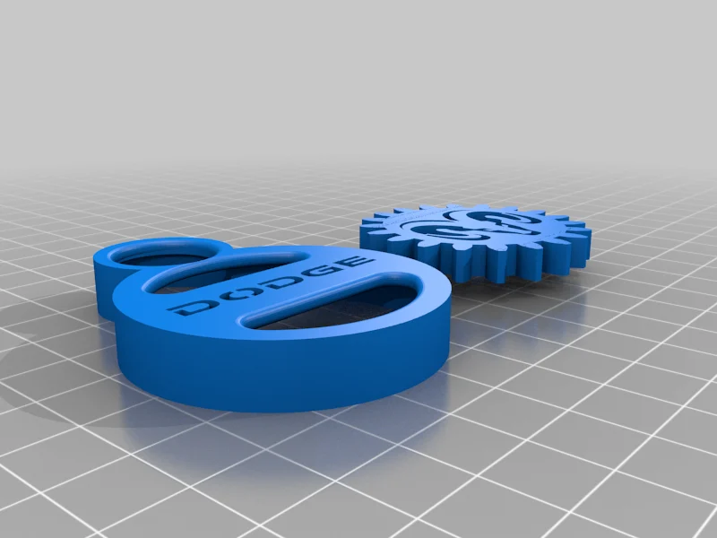 DODGE GEAR KEY CHAIN