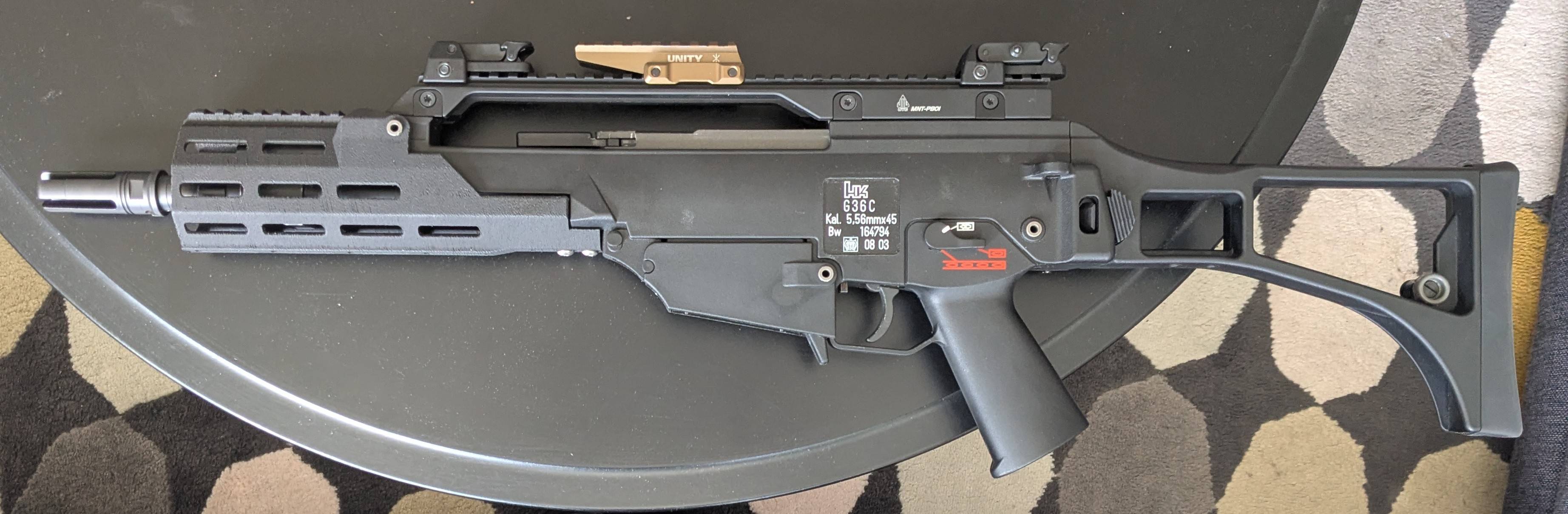 WE G39C GBBR - M-LOK handguard