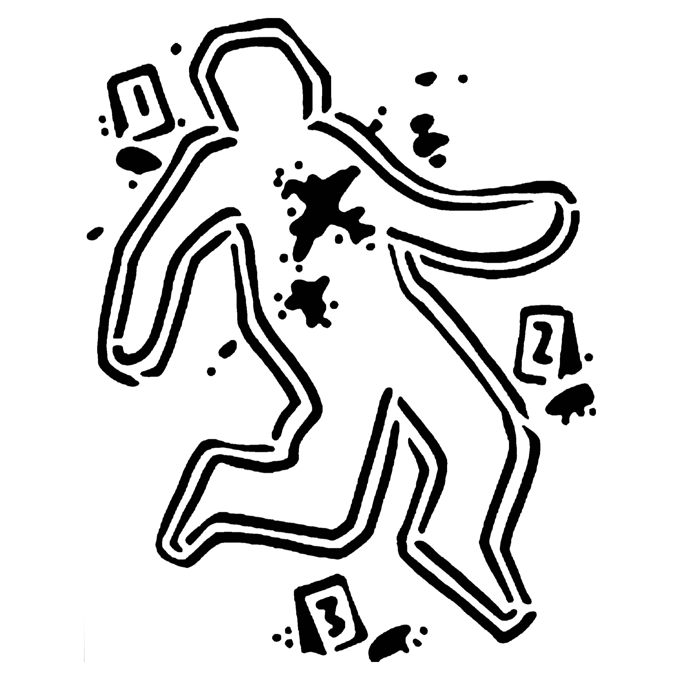 Crime Scene Stencil