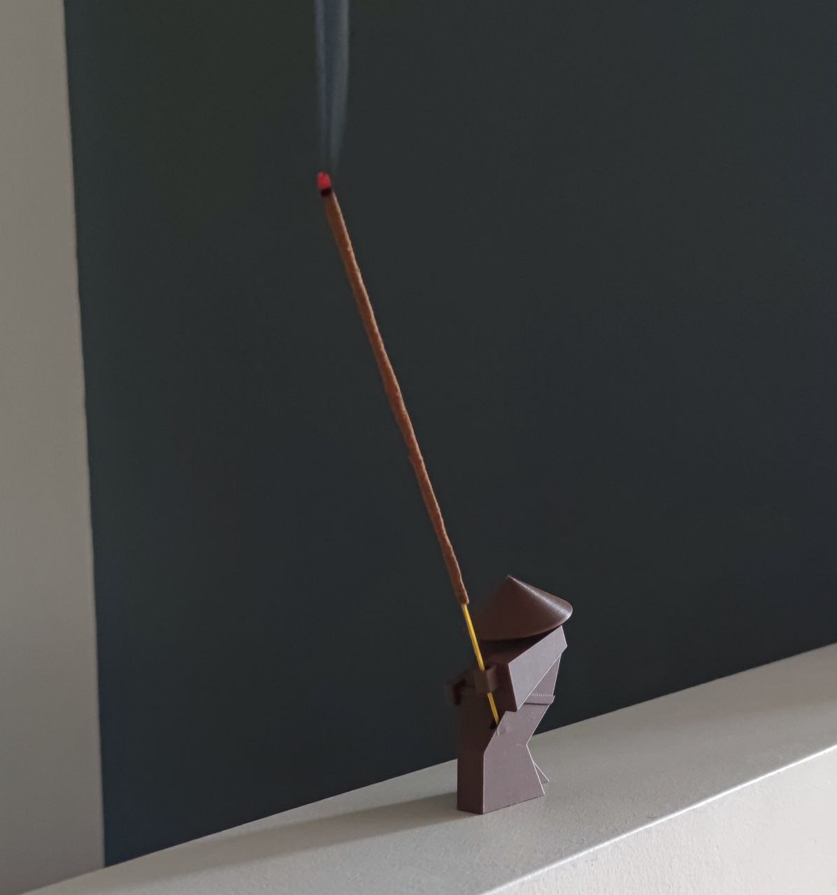 Samurai incense holder