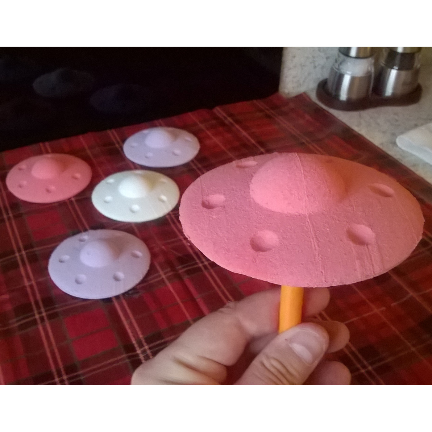 Alien Space Ship Bath Bomb Mold