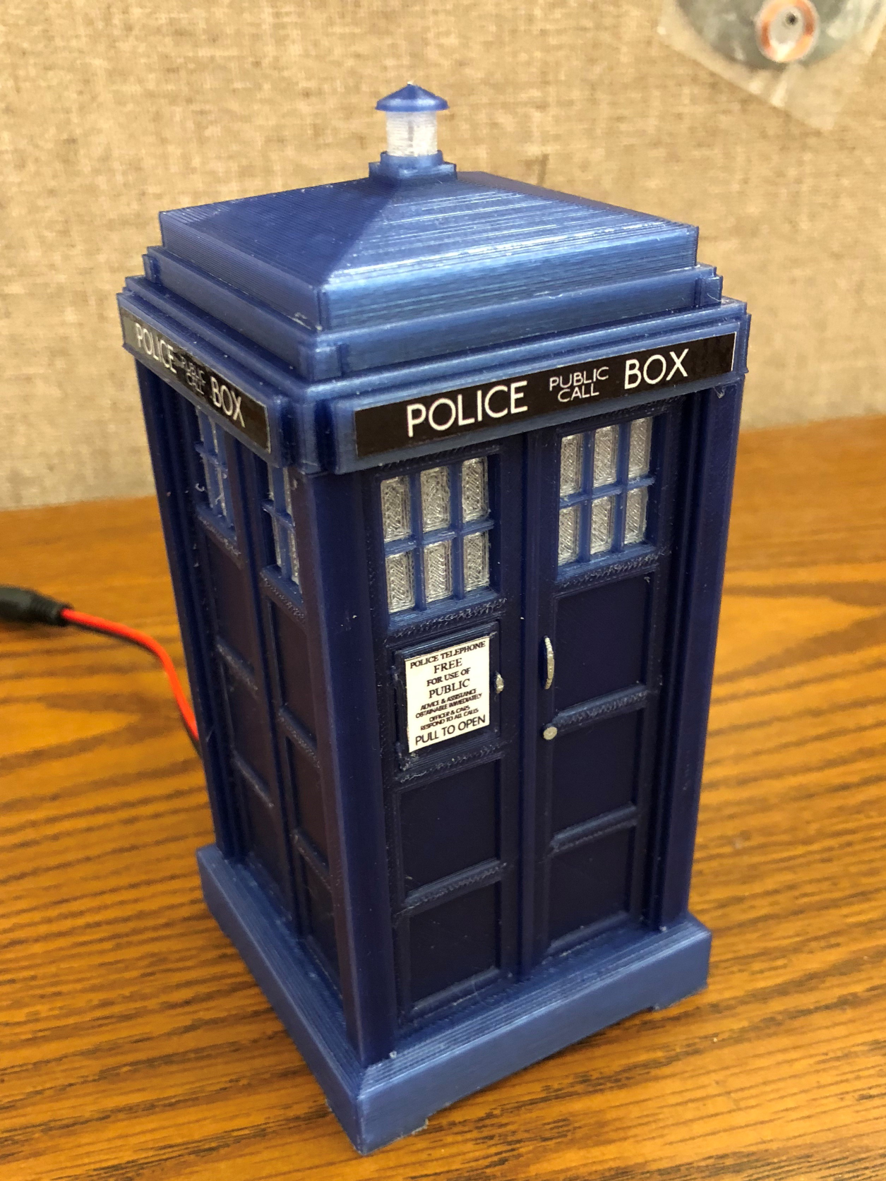 Deluxe Tardis MOD - with sound board and microcontroller