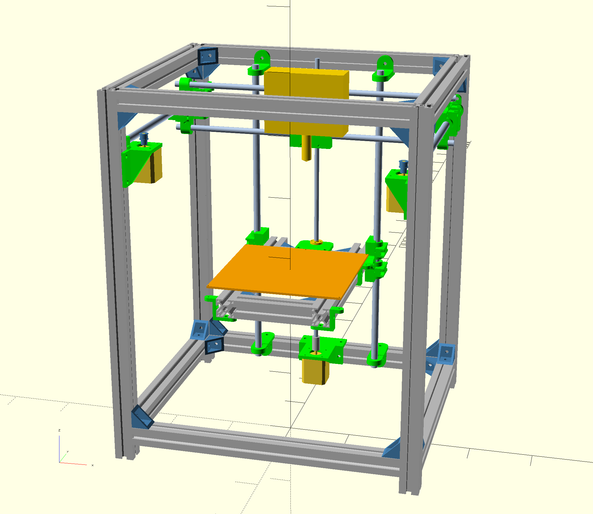 Fully Parametric 3D Printer CoreXY "HyperQbert"
