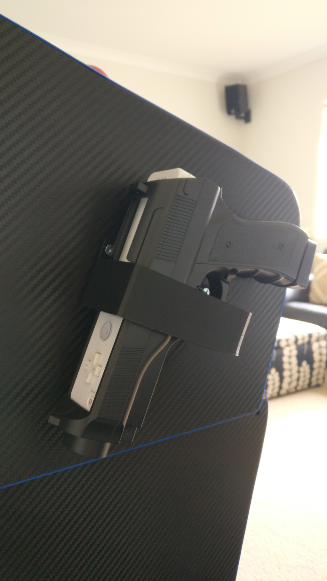 Wii Remote Gun Holster for MAME arcade