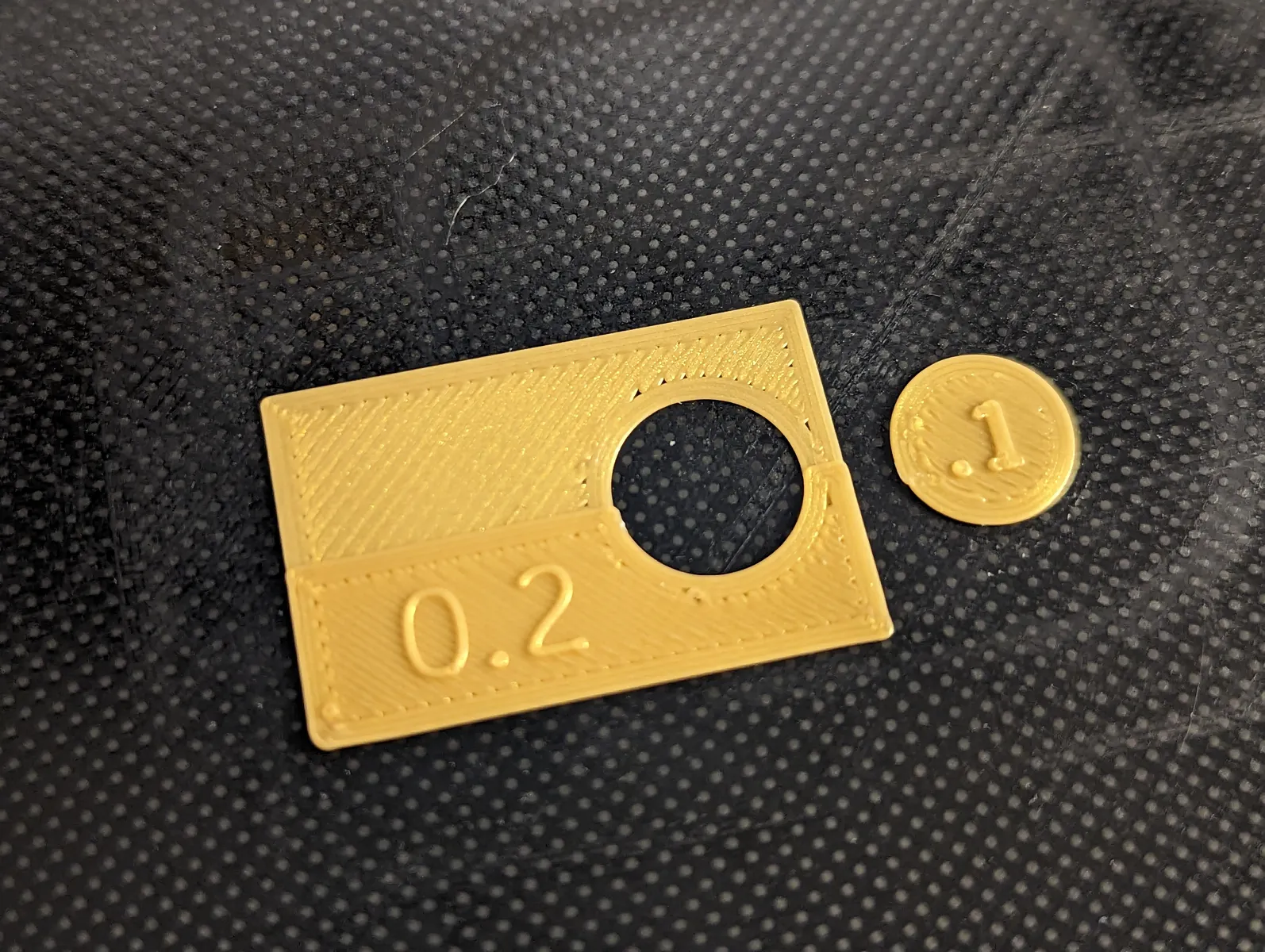 Filament Flow and Tolerance Testing Tile