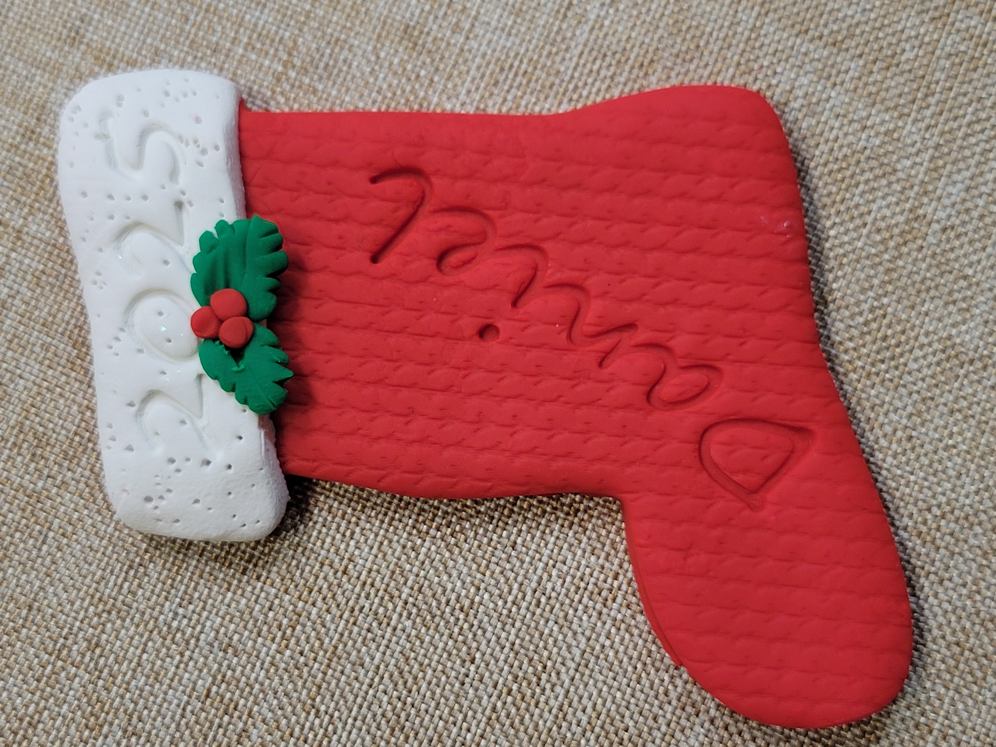 Polymer Clay Stocking Ornament Kit