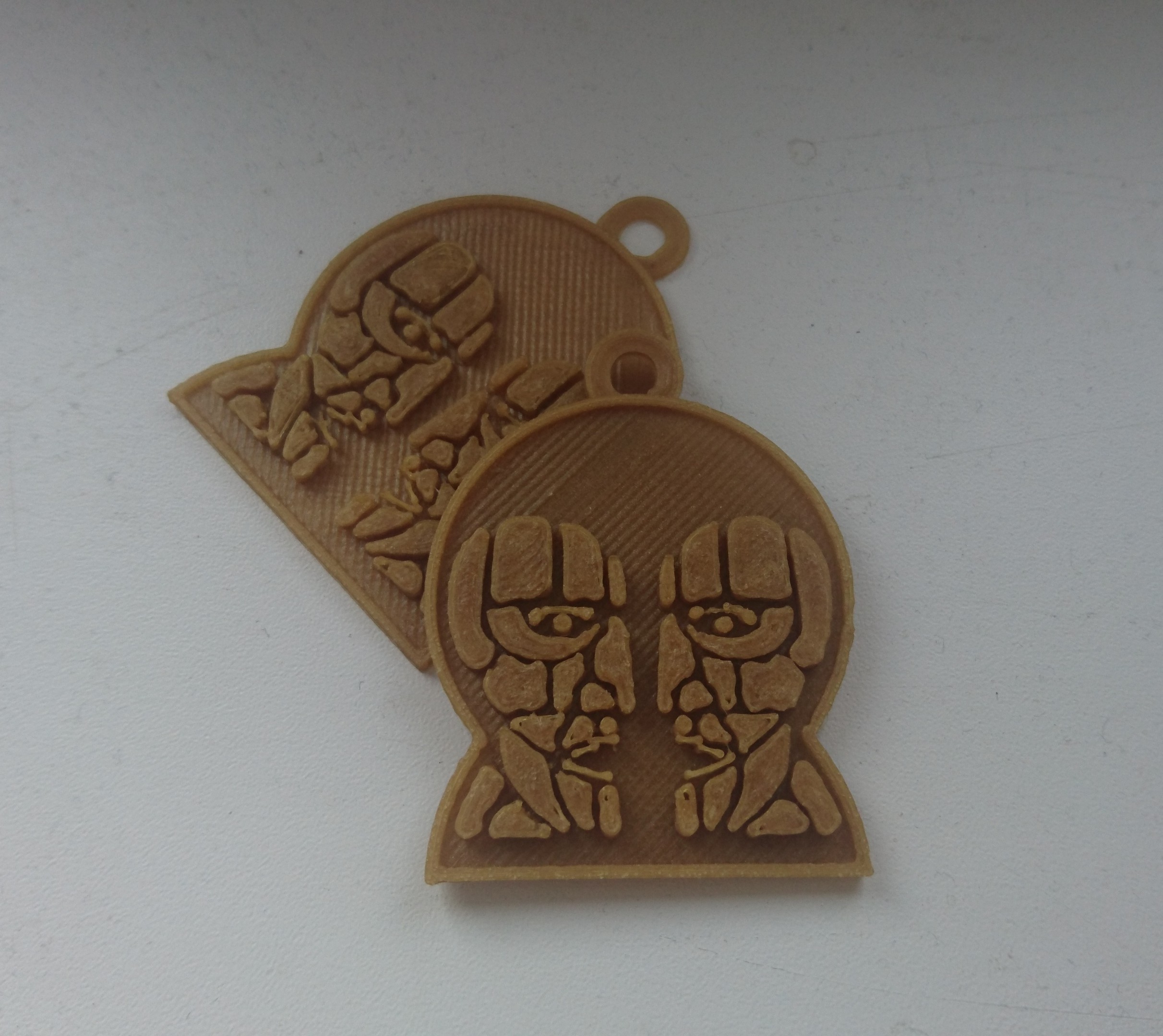 Pink Floyd Division Bell keychain