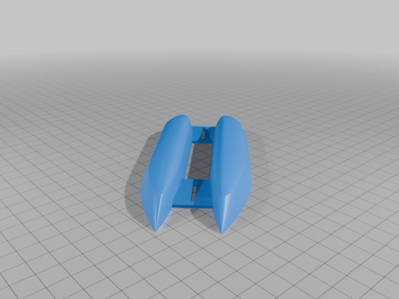 Wave powered boat
