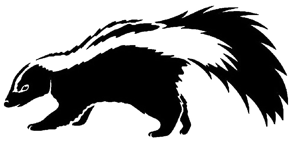 Skunk stencil