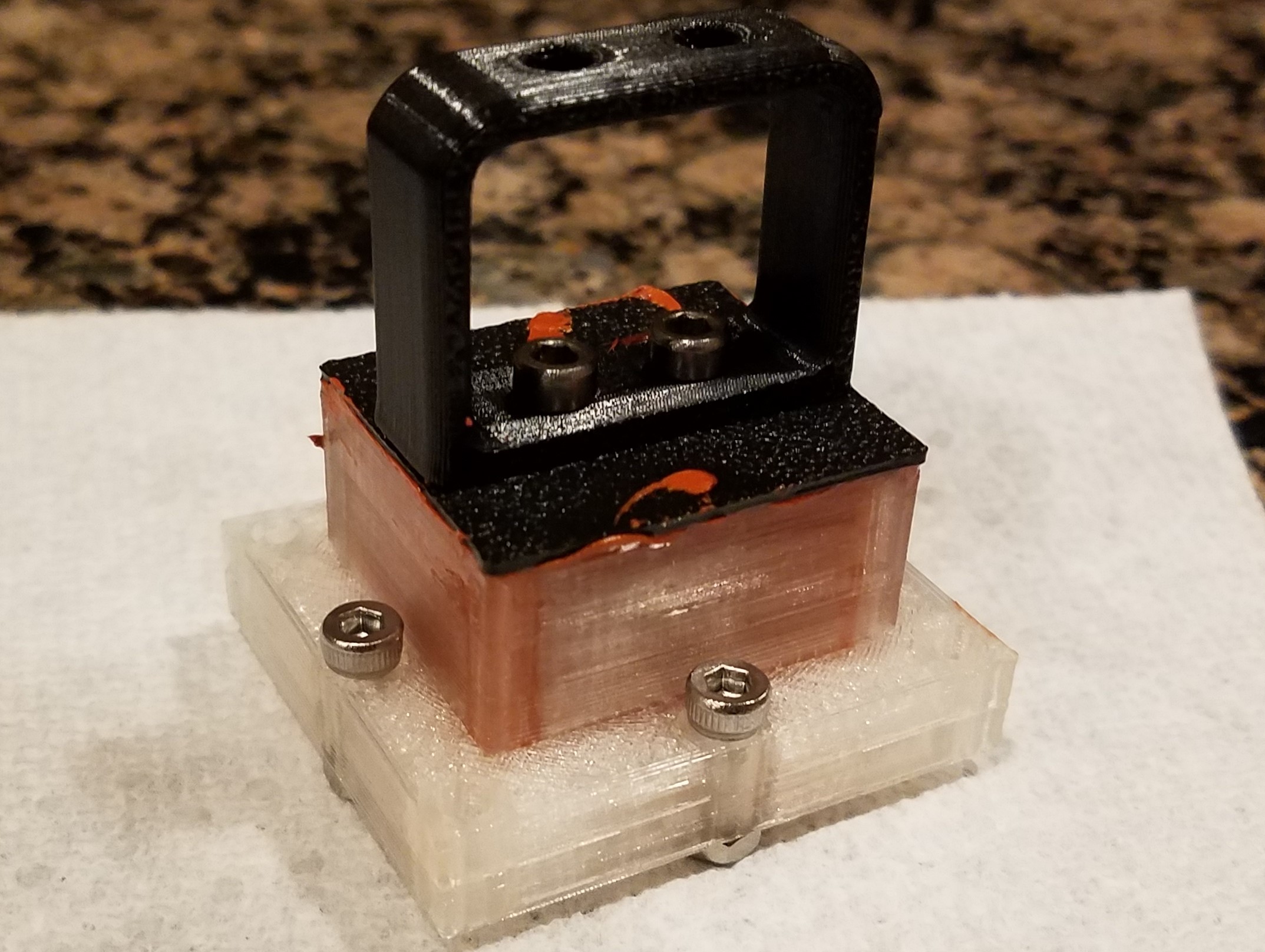 Mosquito Hotend Sock Split Base Mold