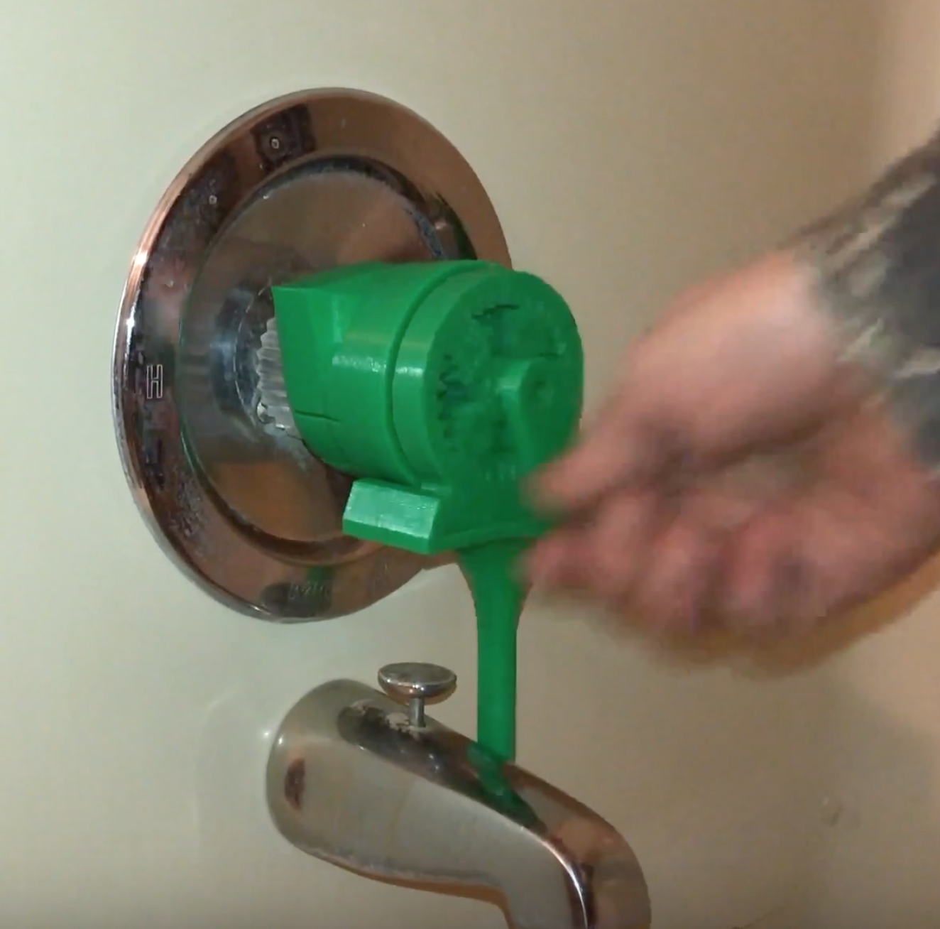 Shower Knob Gear ratio adaptor
