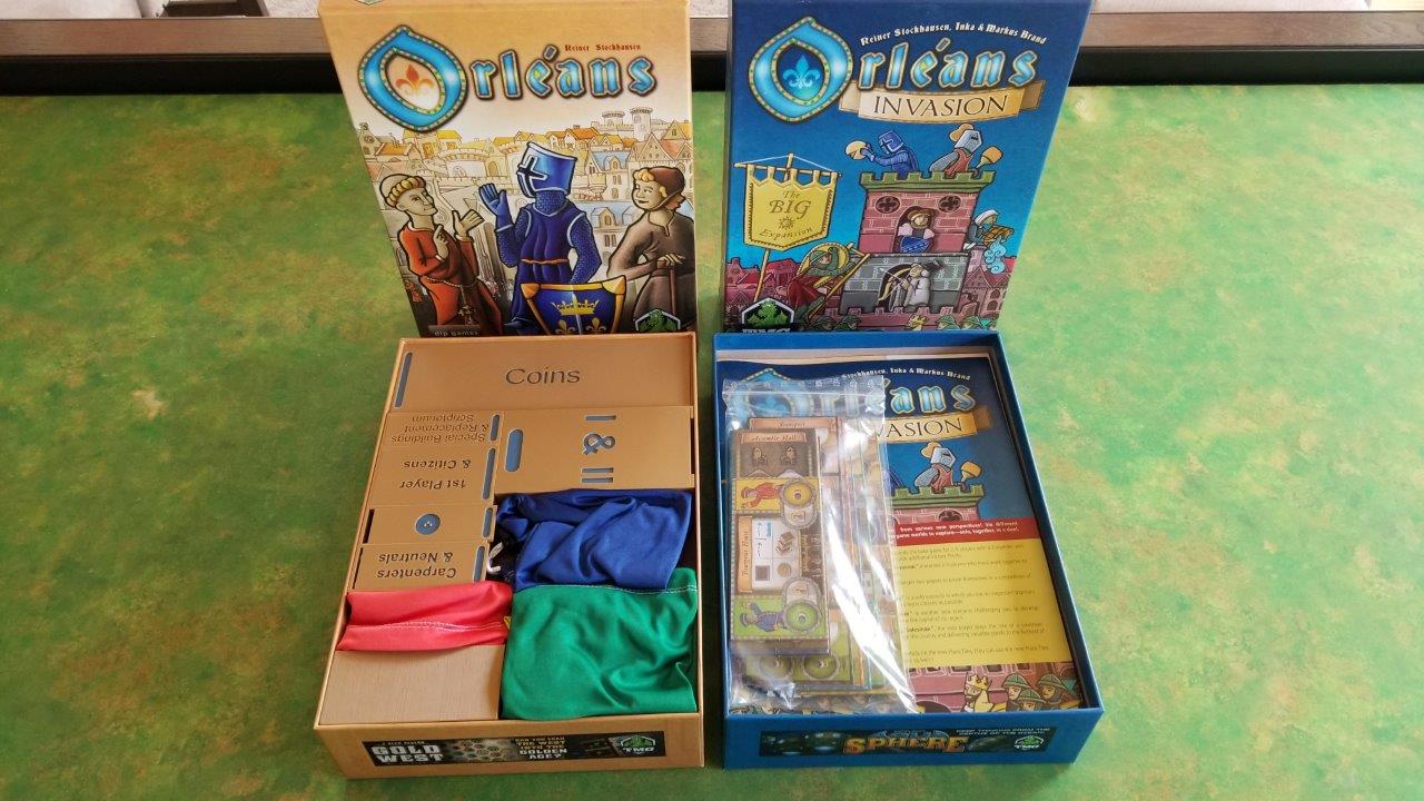 Orleans Ultimate Insert / Organizer + Fits All Expansions except Plague + GeekUp Bits - TMG edition