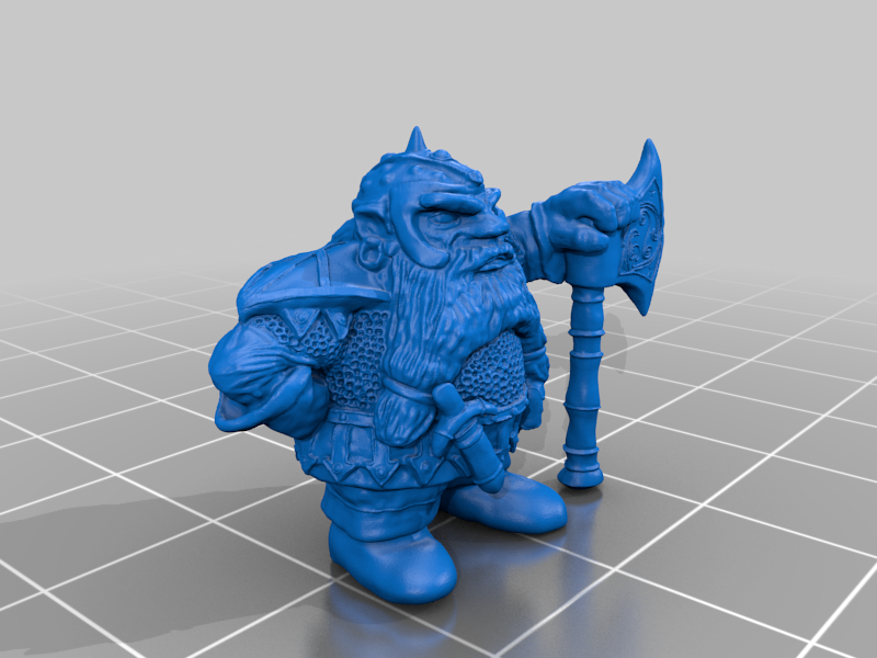 HeroQuest Dwaf - Resculpt