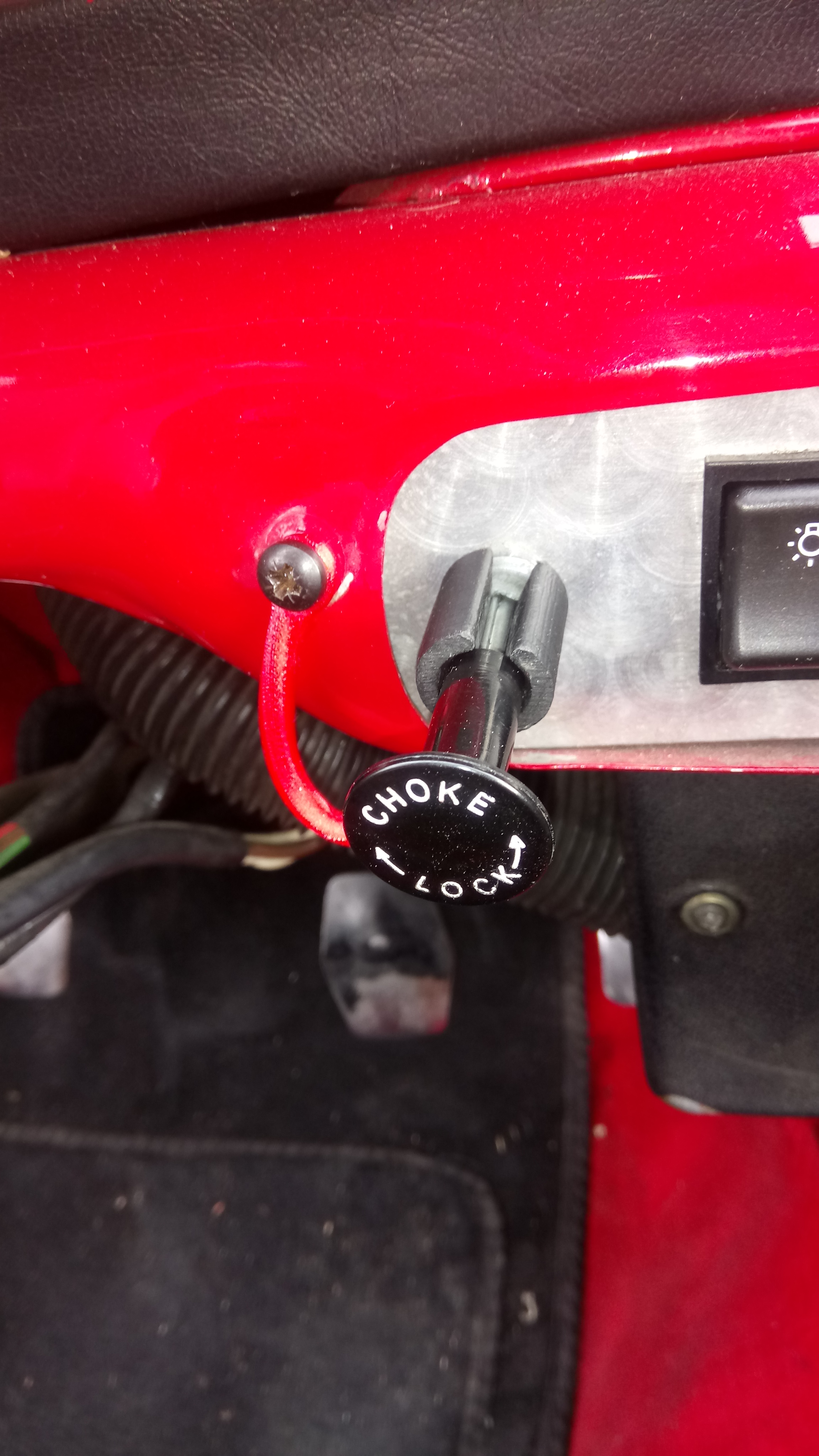 Austin mini choke lock