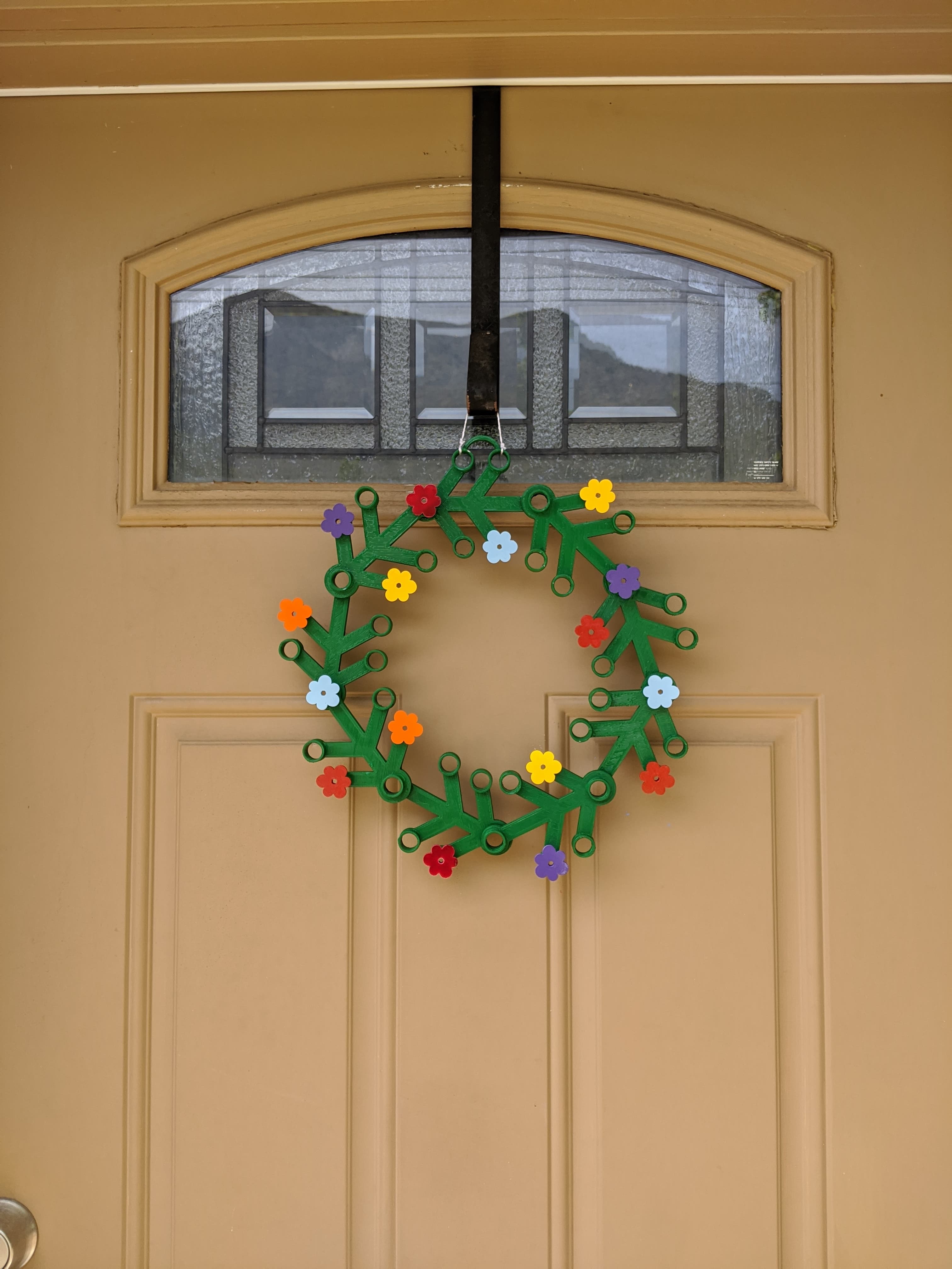 Lego Springtime Flower Wreath Door Hang