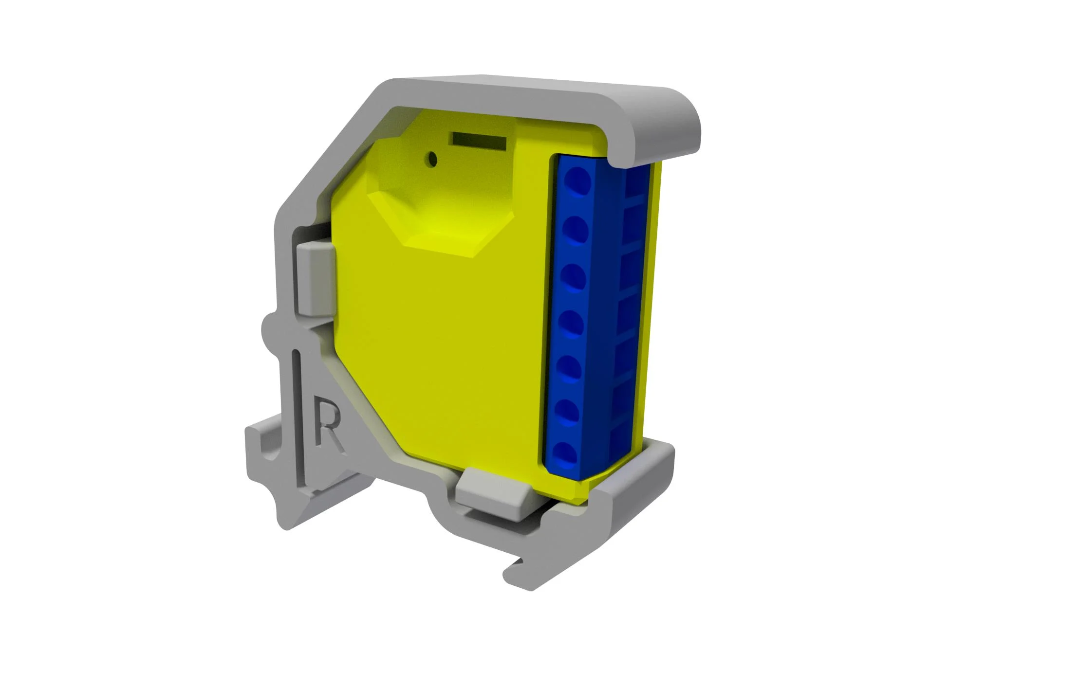 Shelly RGBW2 DIN rail bracket