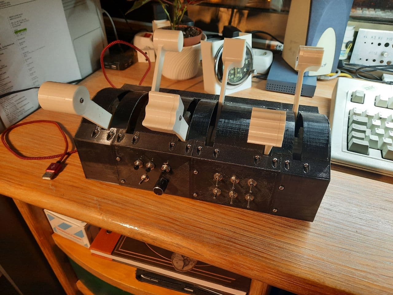throttle panel for flightsim