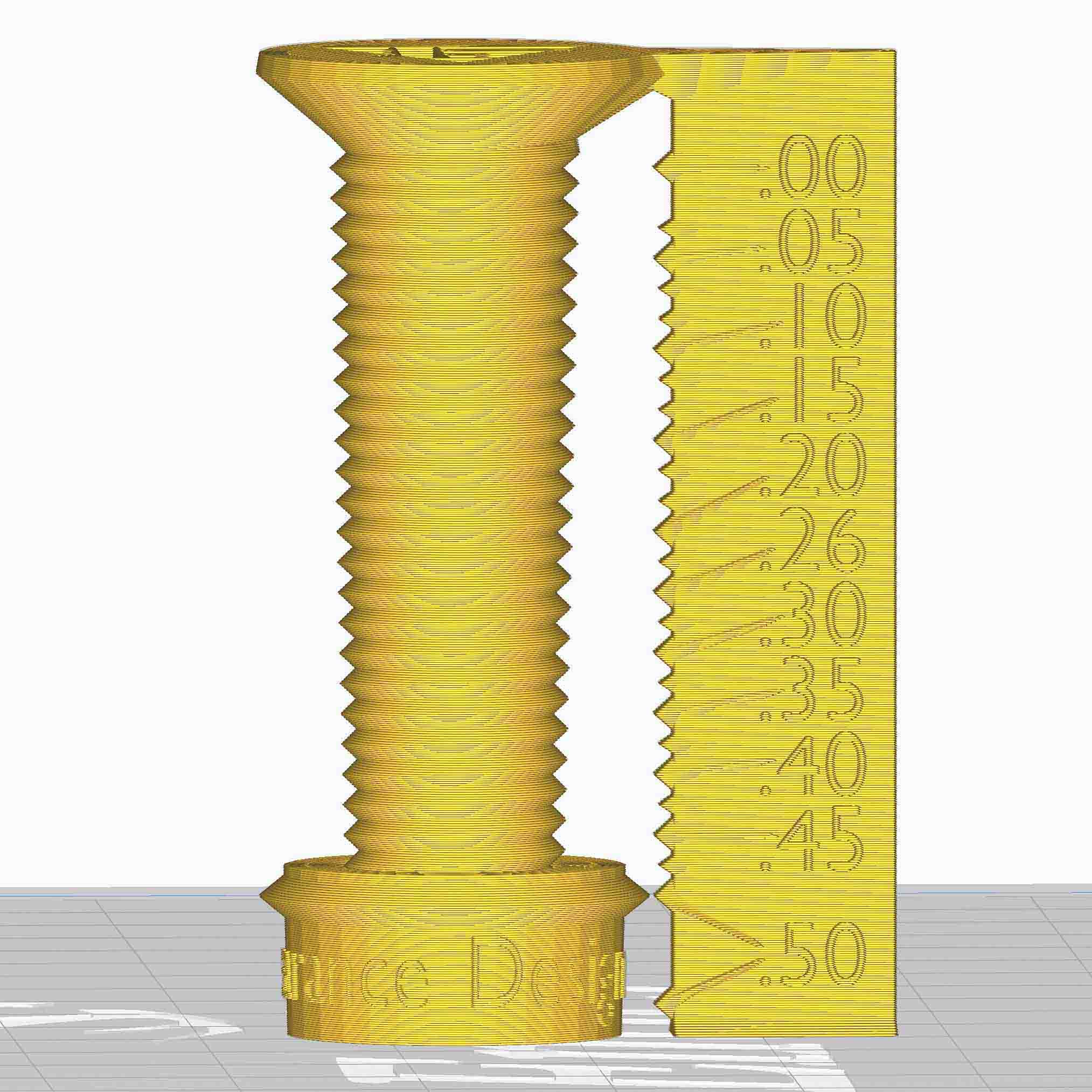 Tolerance Clearance progressive fast test