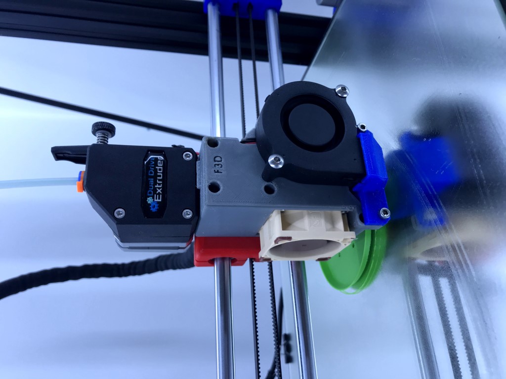 X - Carriage with Extruder V6 + BMG Trianglelab