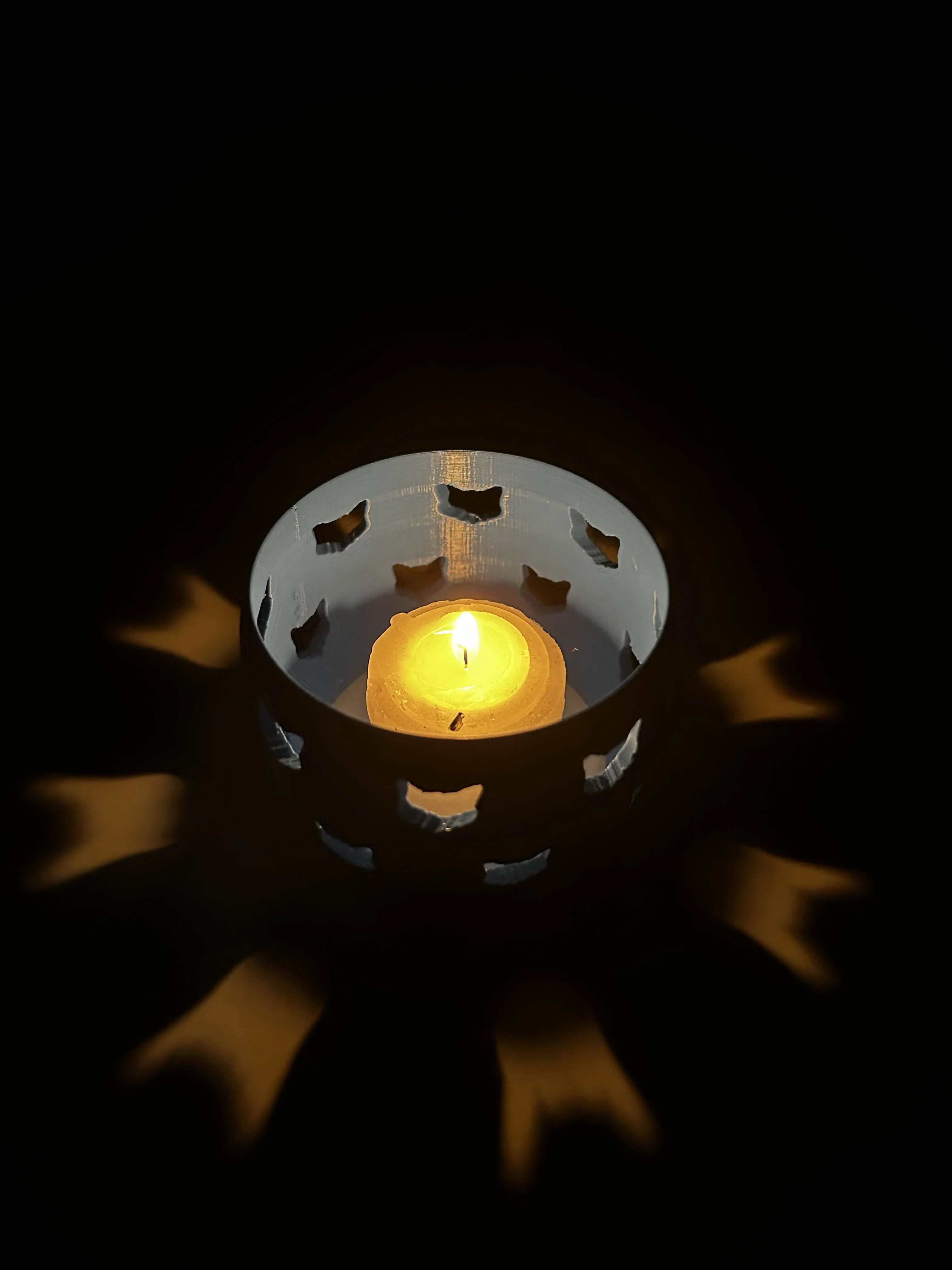 Cat Candle Fixture
