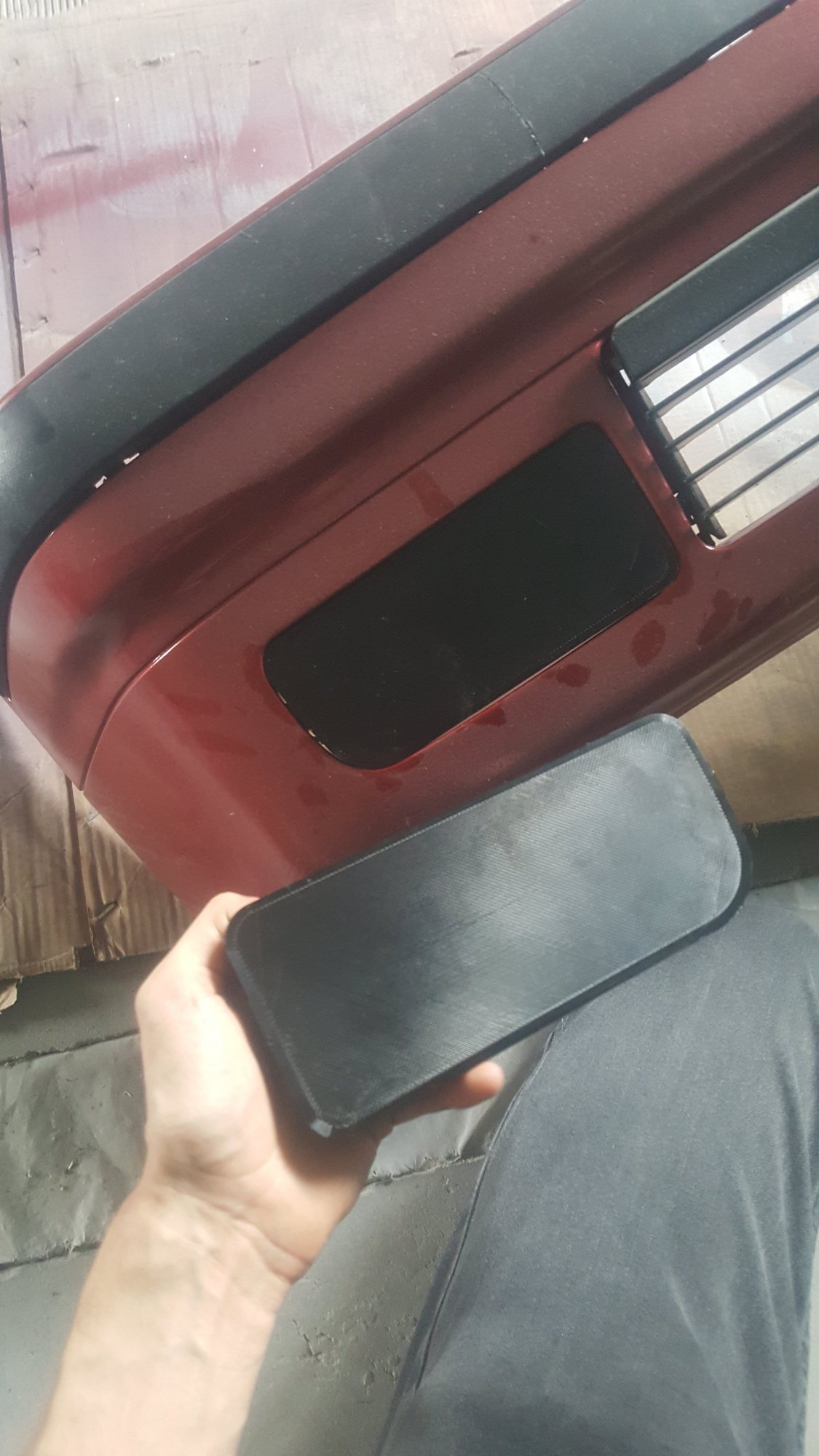 BMW E36 Fog Light Blank Plate