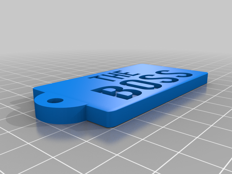 The Boss Key Ring Fob