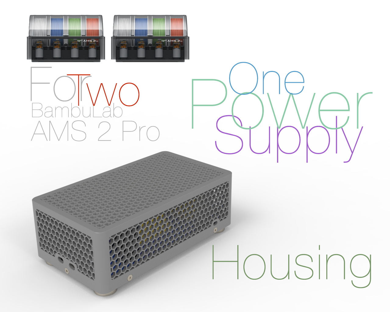 One Power Supply for Two AMS 2 Pro