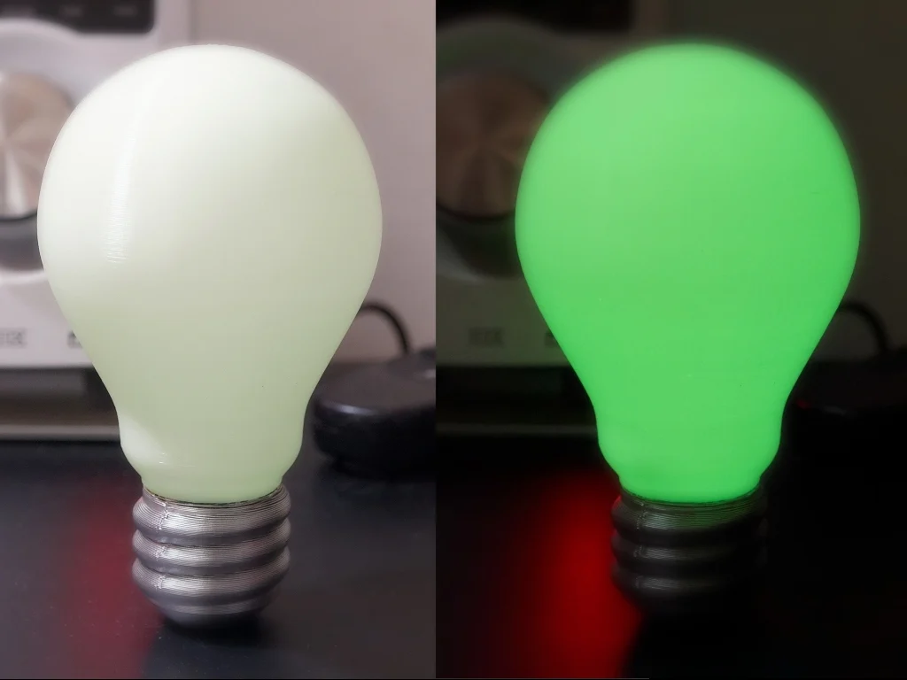 Glowing Light Bulb