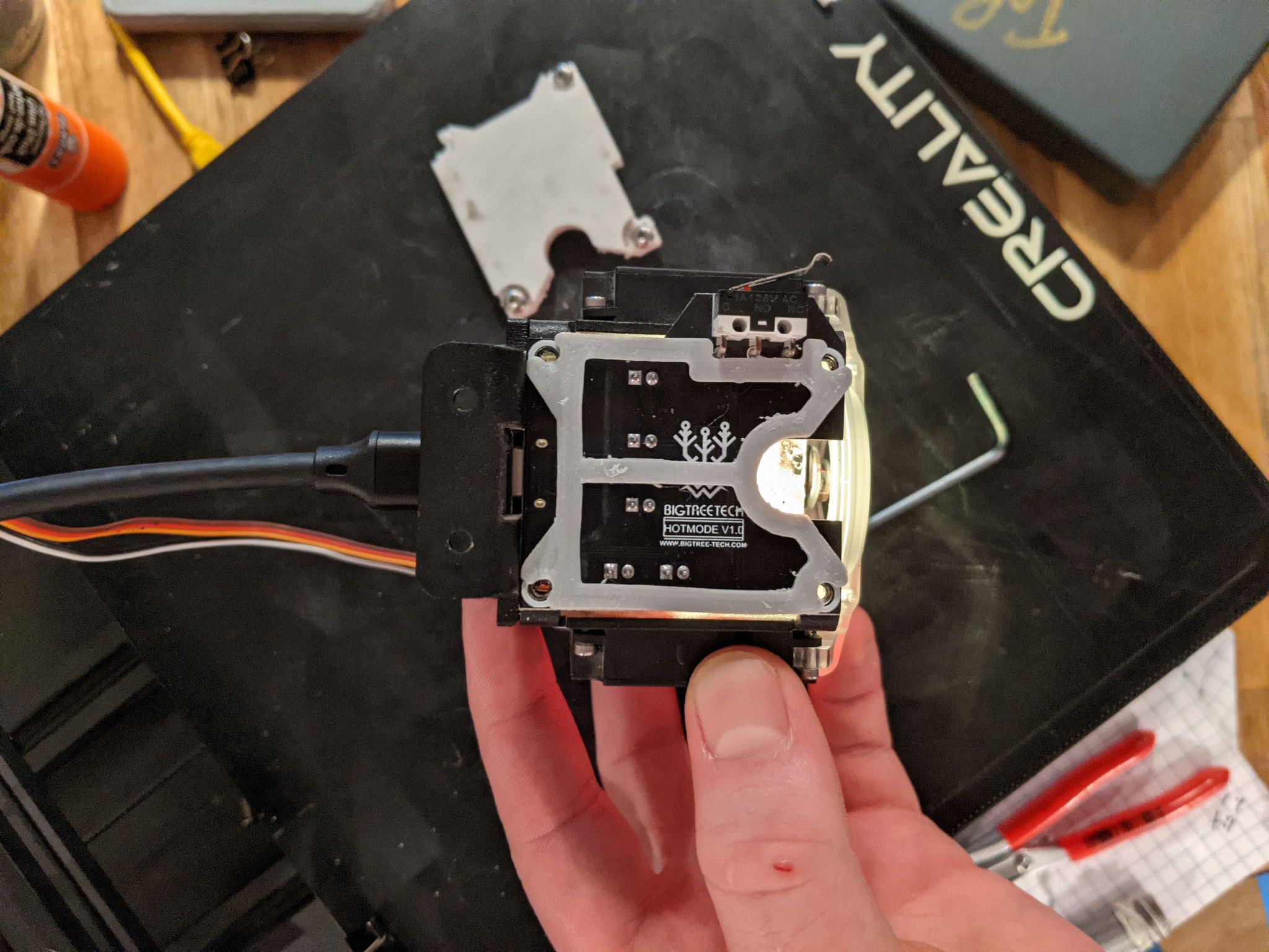 BIQU B1 Hotend Adapter Plate Cover Spacer