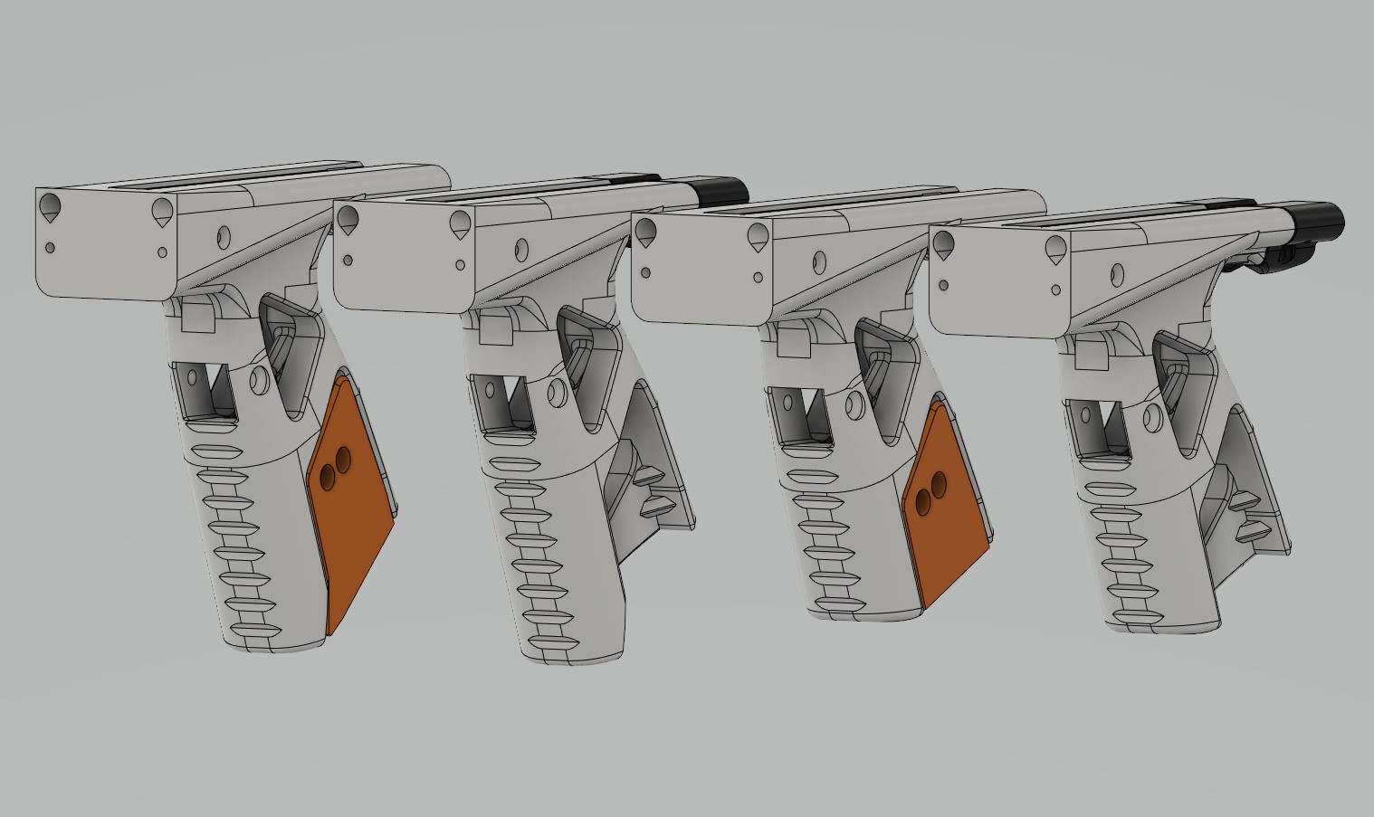 Stubby Caliburn & TalonClaw Grips
