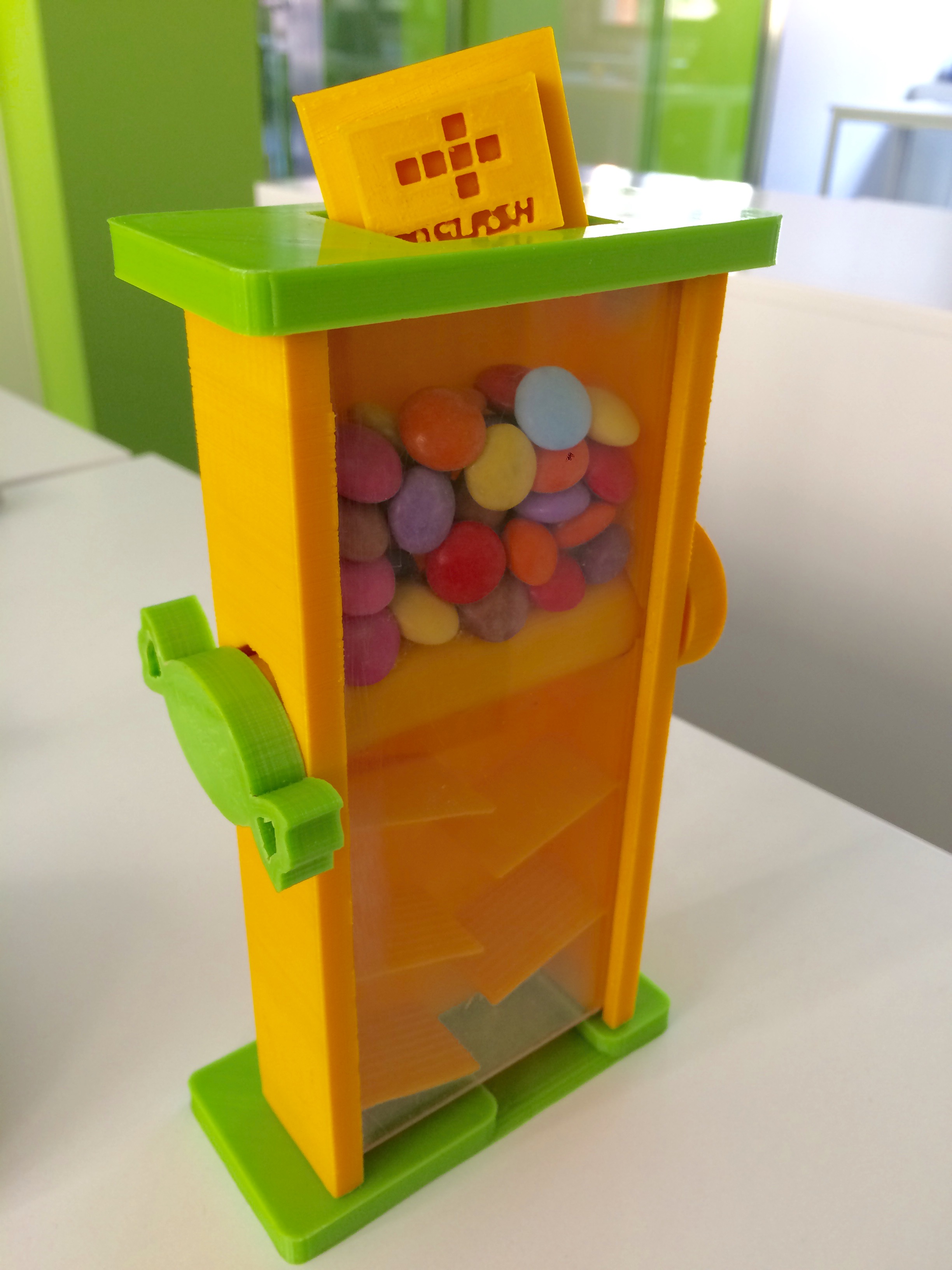 Smarties and skittles dispenser