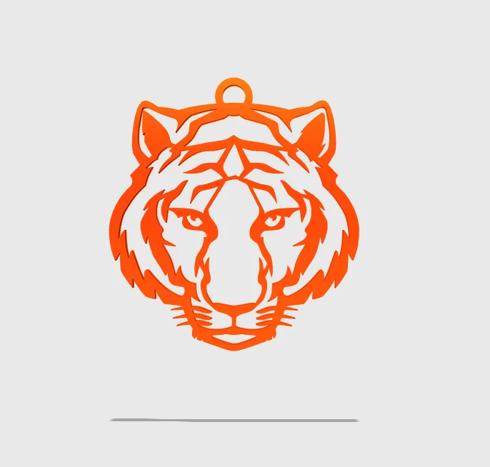 Tiger keychain