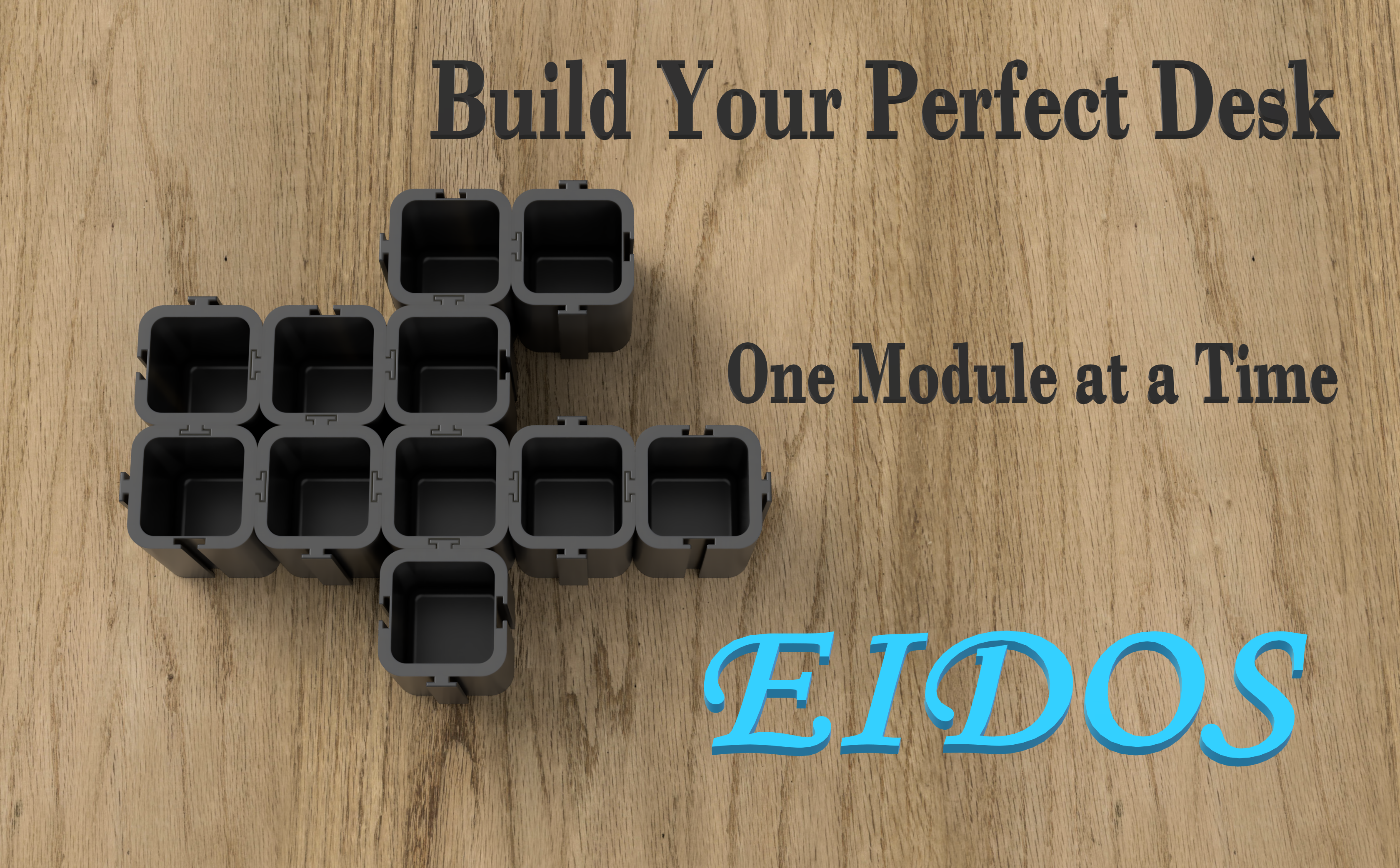 EIDOS - Modular Desk Organizer
