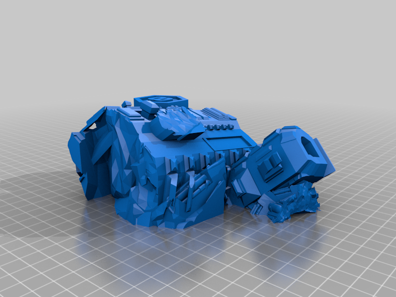 Project Elite Wrecked Spaceship