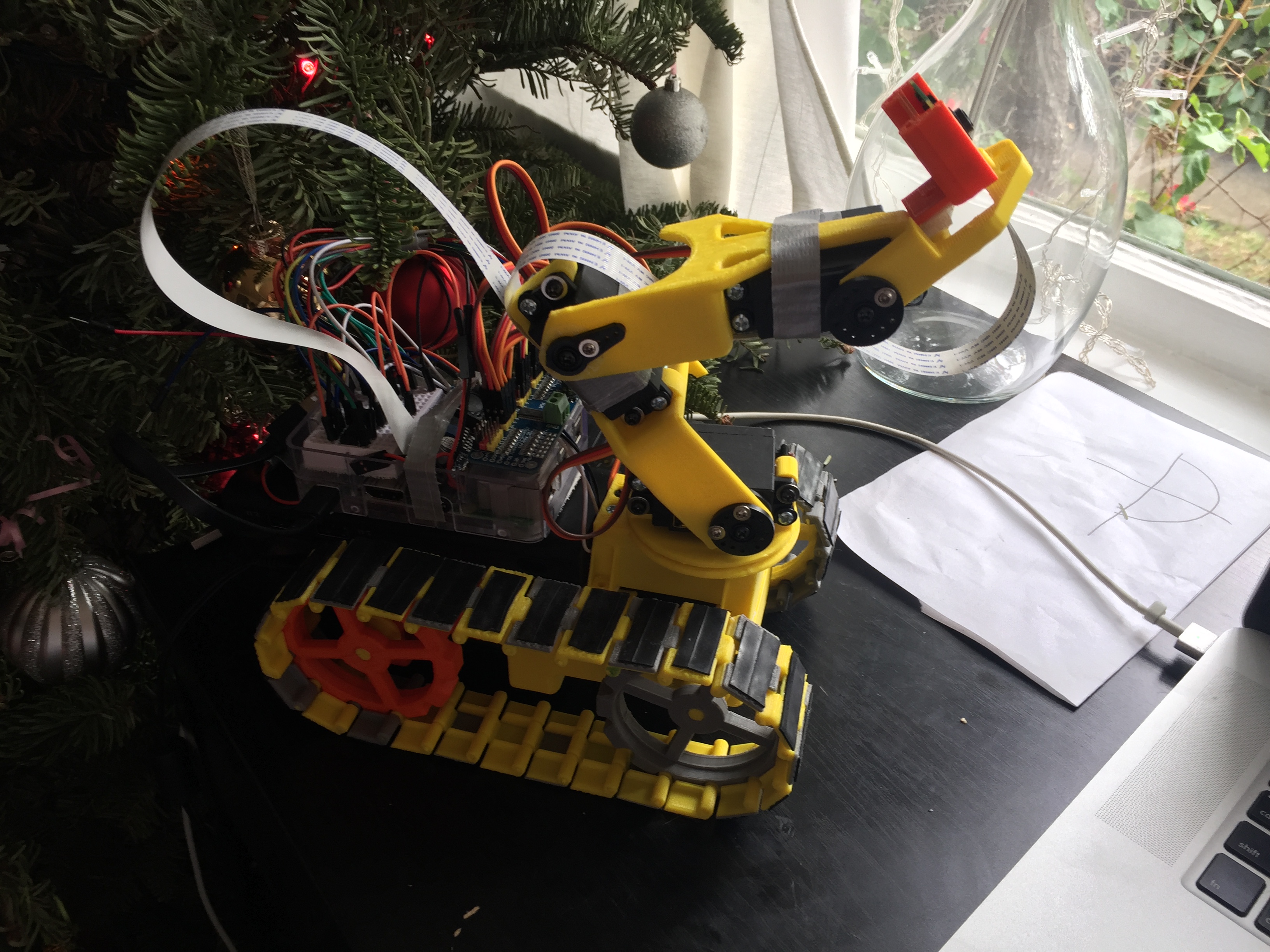 Trackbot for computer vision exercises