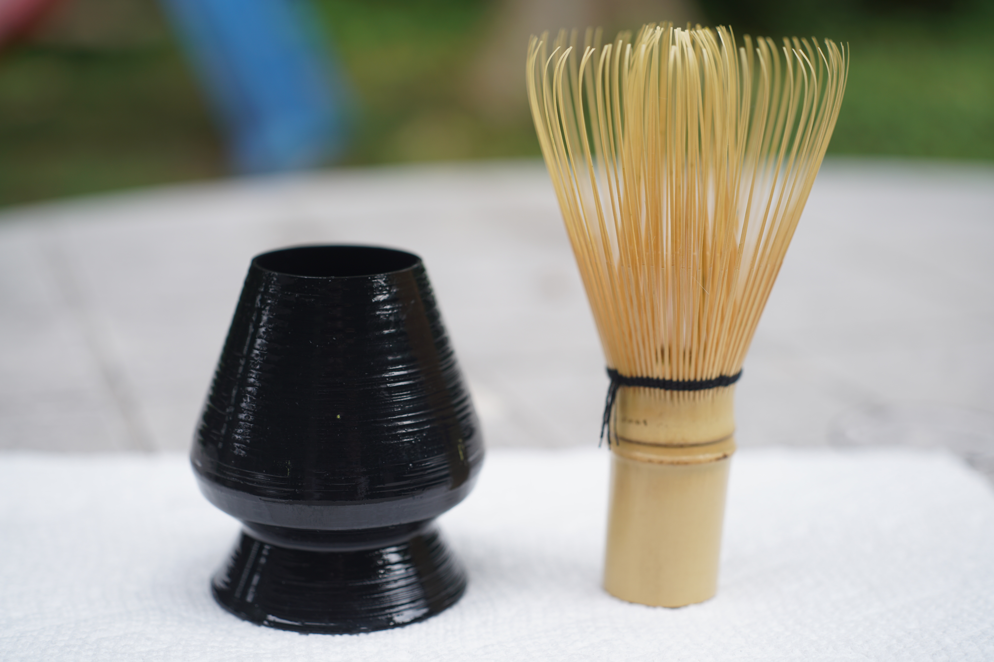 Matcha whisk (chasen) stand, remixed