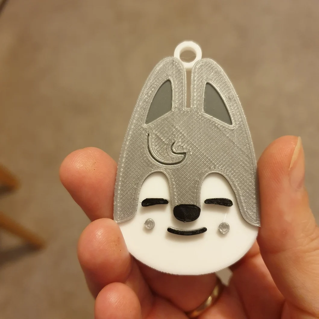 SKZOO Wolf Chan Keyring
