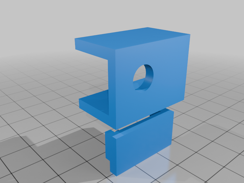 IR break beam sensor C channel mount