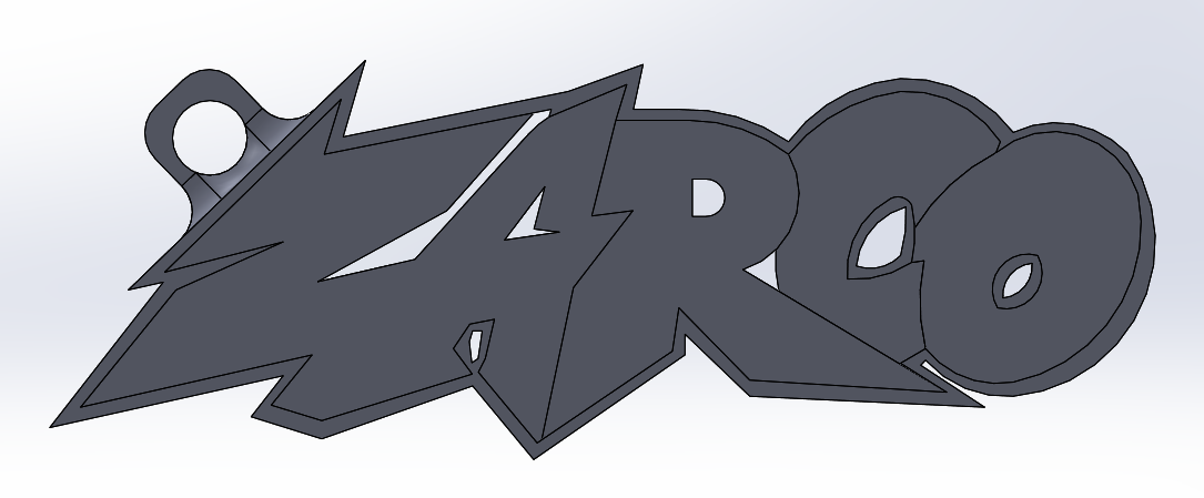Zarco logo keychain / porte-clef