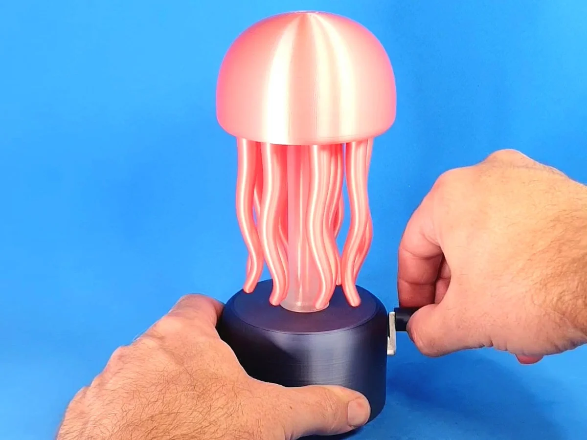 Jellyfish Swimming - Mechanical Interactive Art