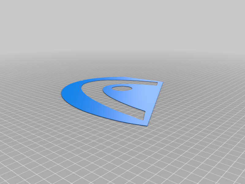 Head Logo Tennis Racket Stencil - Ender 3 Pro